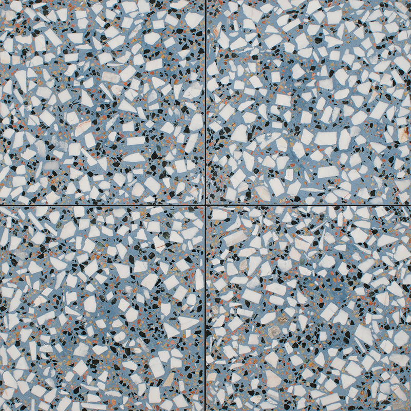 Azure Terrazzo Cement Tile