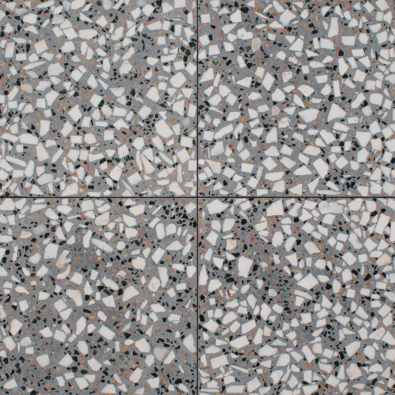 Graphite Terrazzo Cement Tile