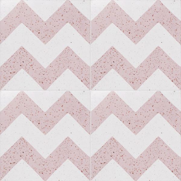 Allegro Honed Pink Cement Tile