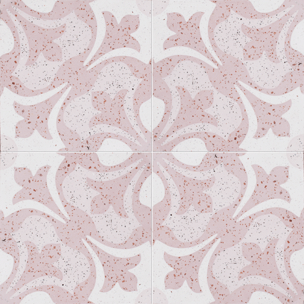 Andante Honed Pink Cement Tile