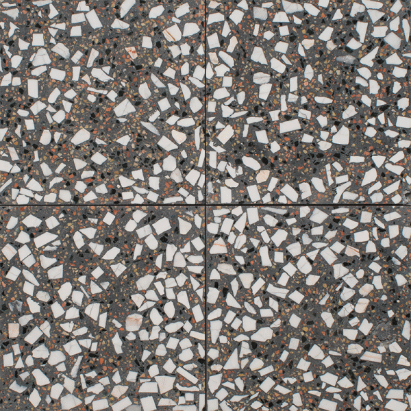mono color asphalt
polished terrazzo